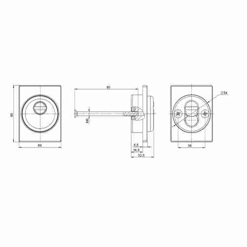 Броненакладка DEF 4286 RL SSG (сатинированное золото)